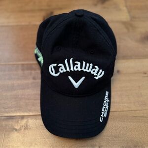 Callaway Odyssey Flex Adjustable Fit Performance Chrome Soft Hat / Cap in Black